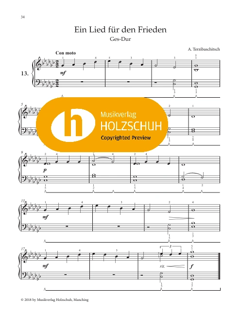 Ein Lied für den Frieden Ges-Dur